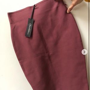 MIDI pencil skirt